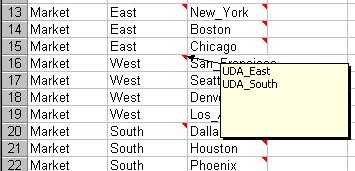 Excel-Blatt mit Outline