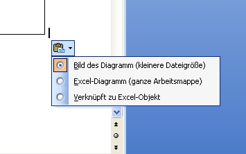 Diagramm einfügen